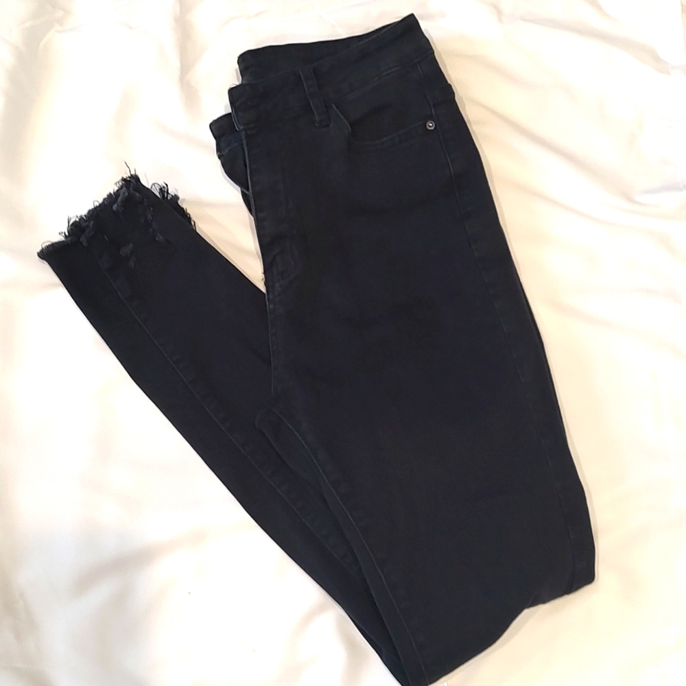 Black blue jeans